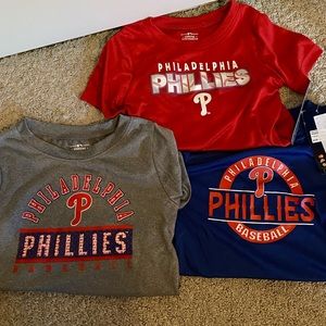 Three pack Phillies Tshirts 2T Brand New Retail $23